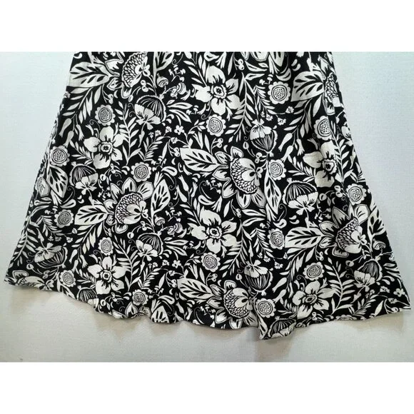 Maggy London Womens Buckle Halter Midi Dress Size 12 Black Floral Couture NWT - Picture 13 of 16